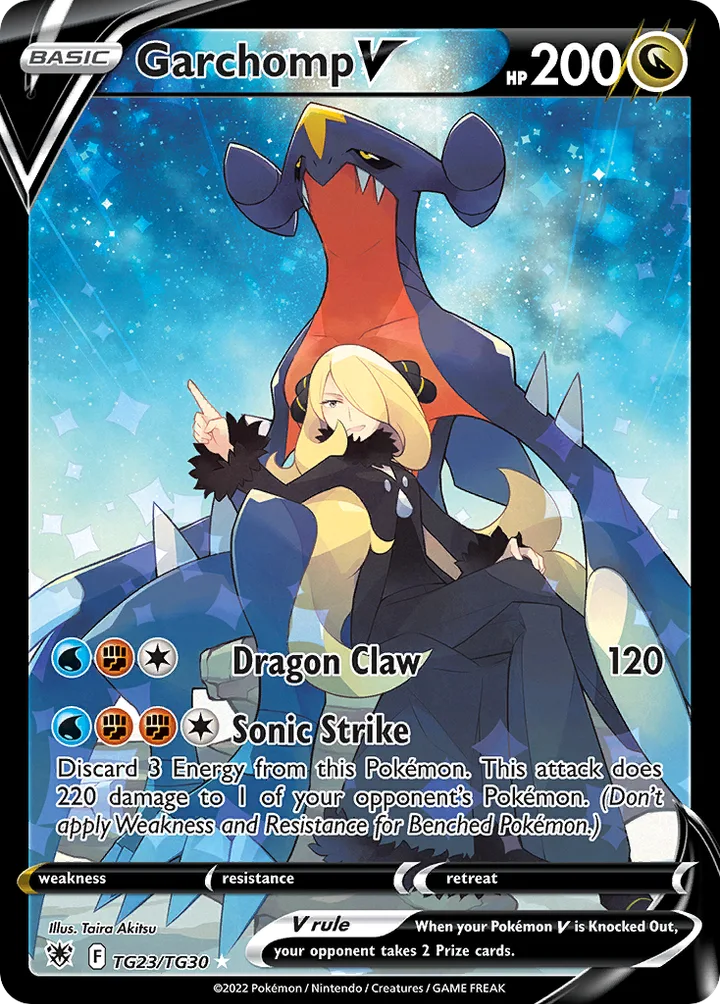 Garchomp V, Astral Radiance TG23/TG30