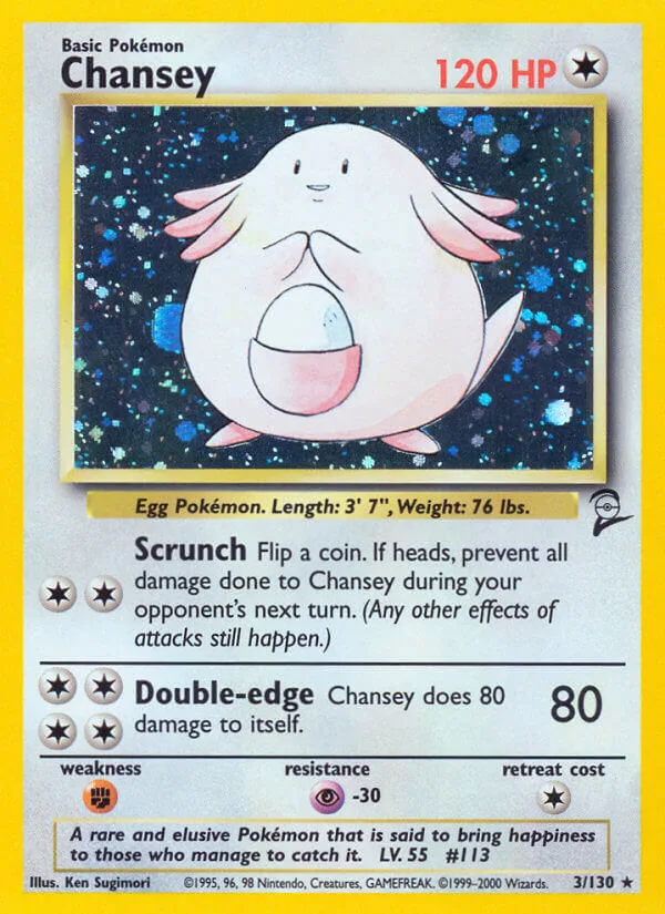 Chansey, Base Set 2 3/130