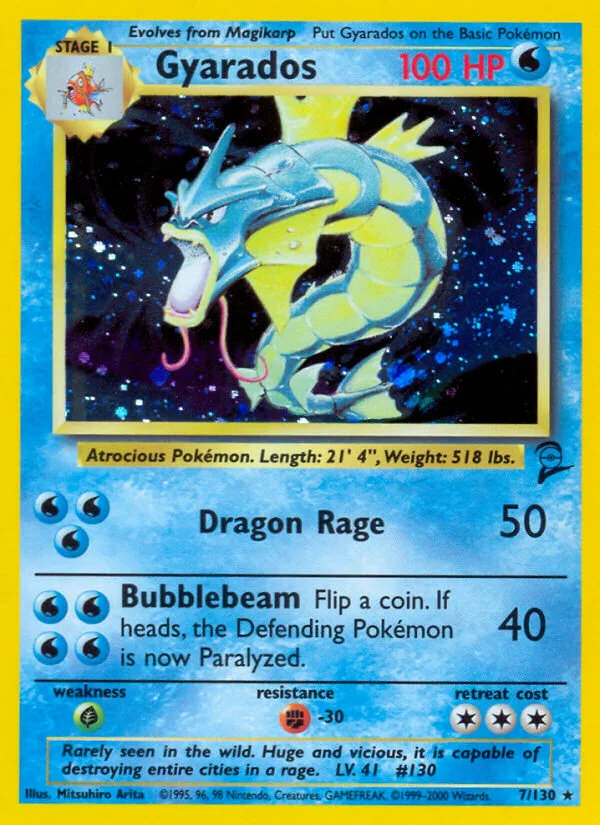 Gyarados, Base Set 2 7/130