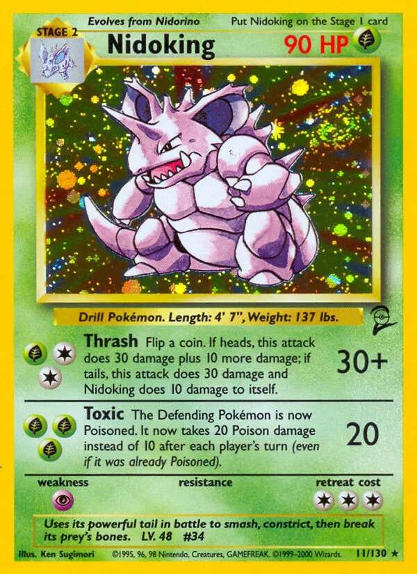 Nidoking, Base Set 2 11/130