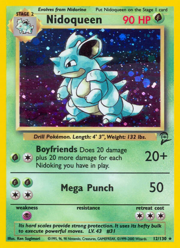 Nidoqueen, Base Set 2 12/130