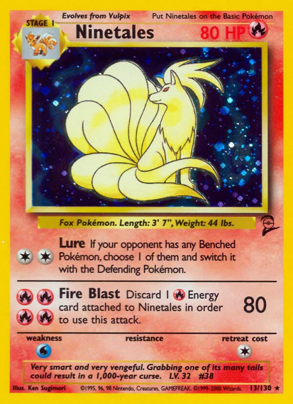 Ninetales, Base Set 2 13/130