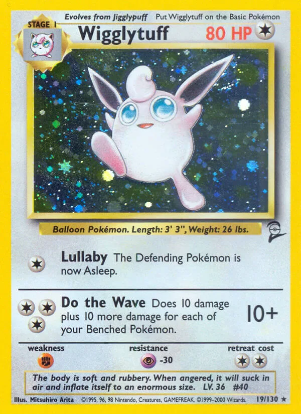 Wigglytuff, Base Set 2 19/130