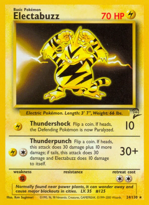 Electabuzz, Base Set 2 24/130