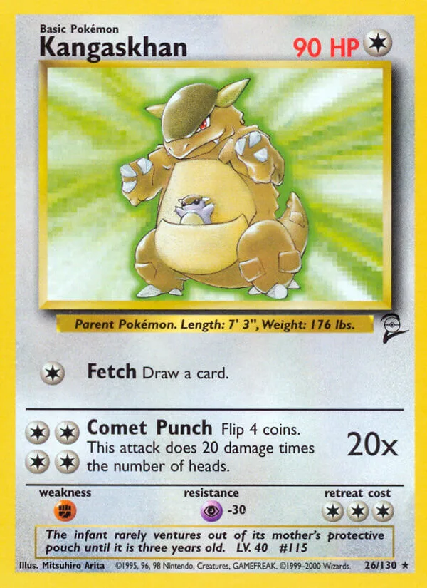 Kangaskhan, Base Set 2 26/130