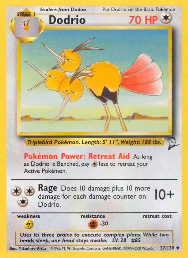 Dodrio, Base Set 2 37/130