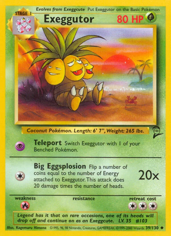 Exeggutor, Base Set 2 39/130
