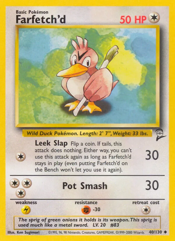 Farfetch’d, Base Set 2 40/130