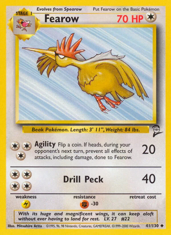 Fearow, Base Set 2 41/130