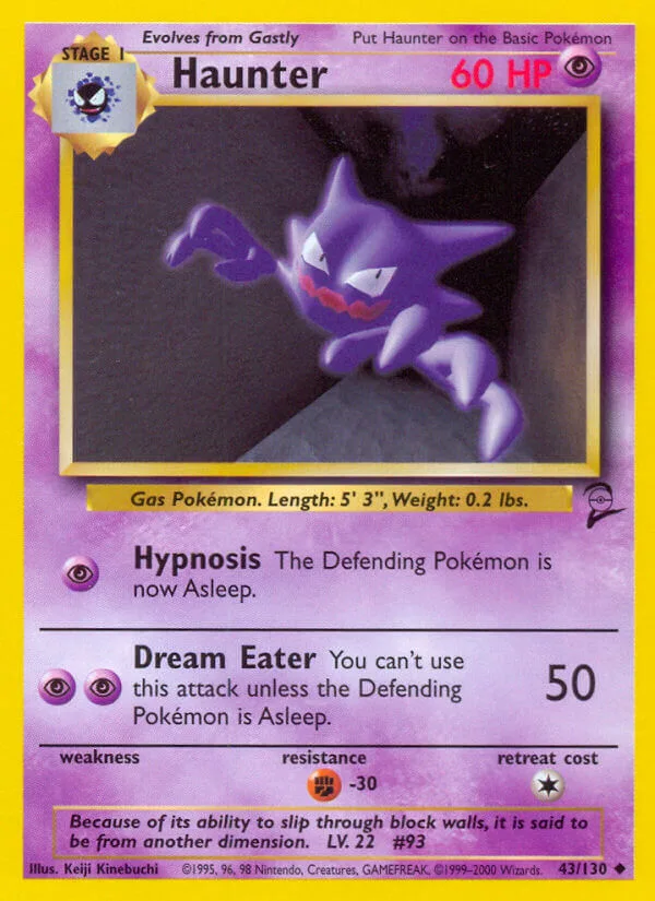 Haunter, Base Set 2 43/130