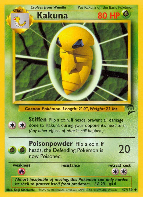 Kakuna, Base Set 2 47/130