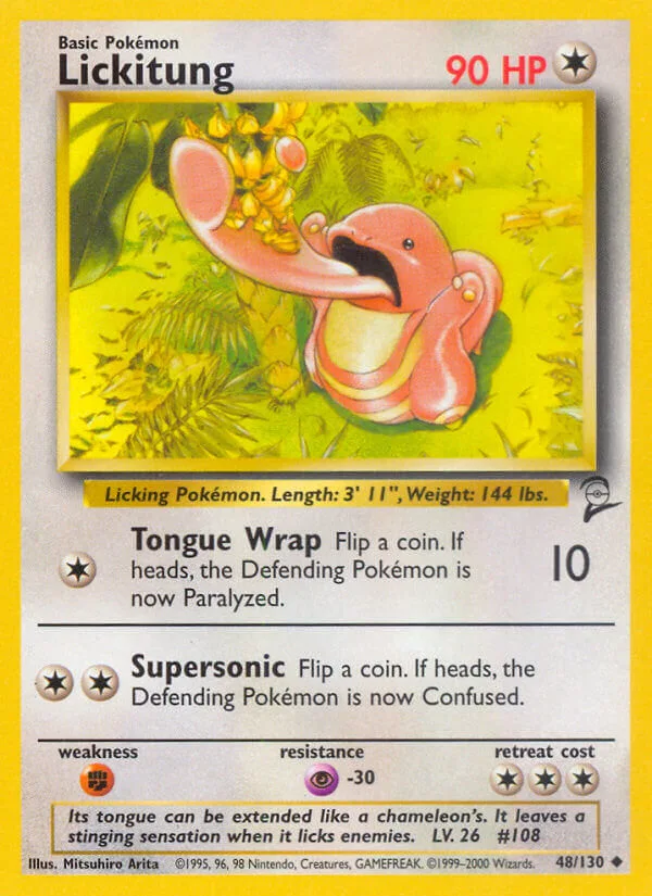 Lickitung, Base Set 2 48/130