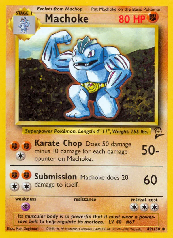 Machoke, Base Set 2 49/130