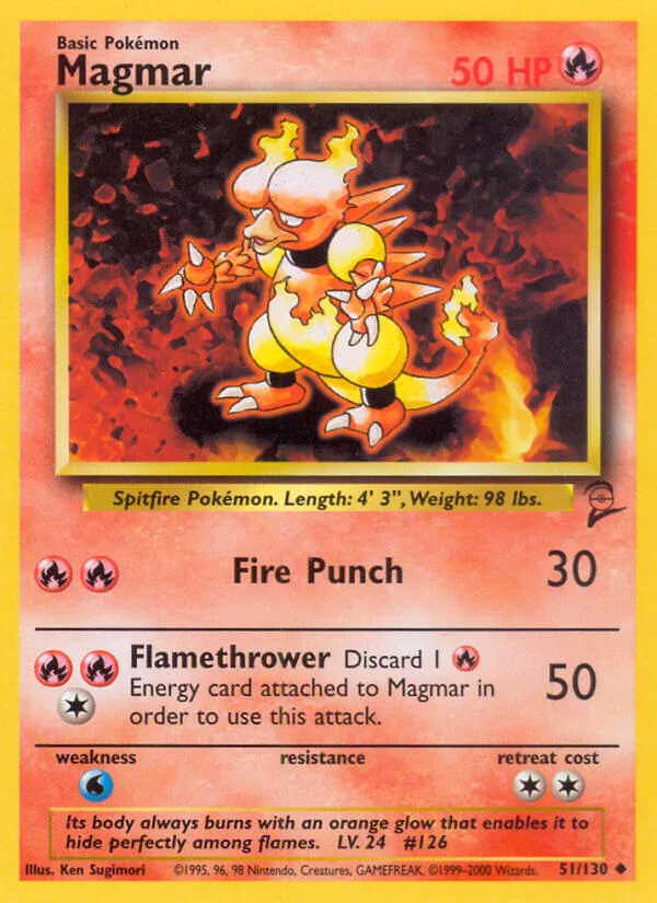 Magmar, Base Set 2 51/130