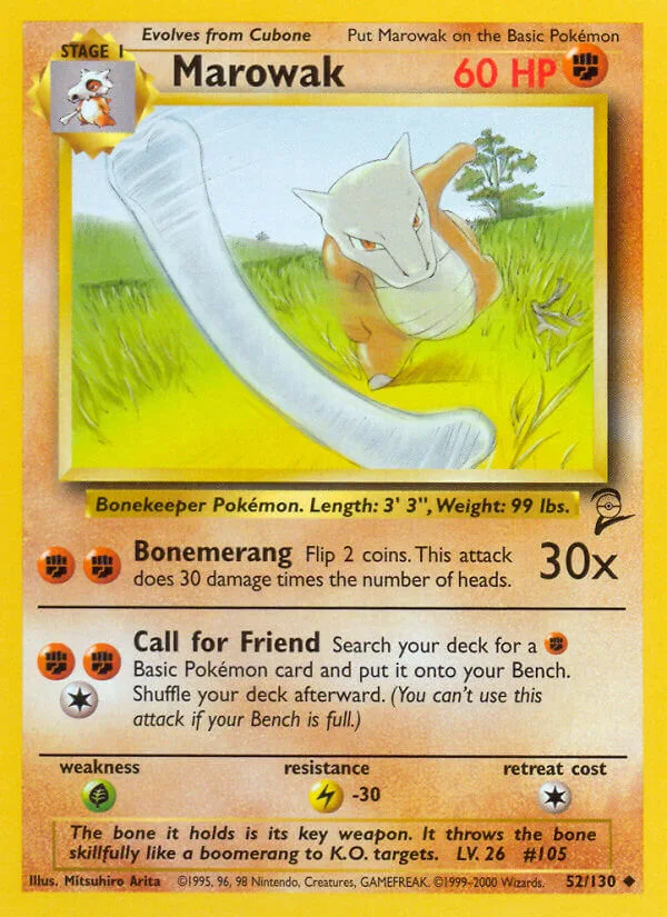 Marowak, Base Set 2 52/130