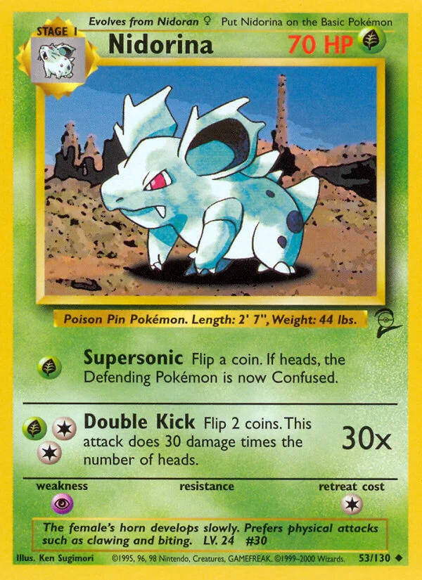 Nidorina, Base Set 2 53/130