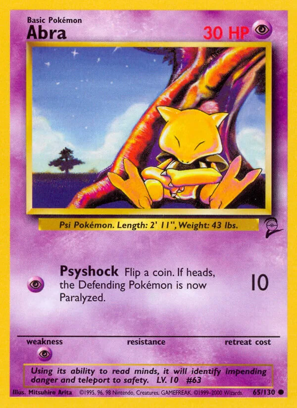 Abra, Base Set 2 65/130