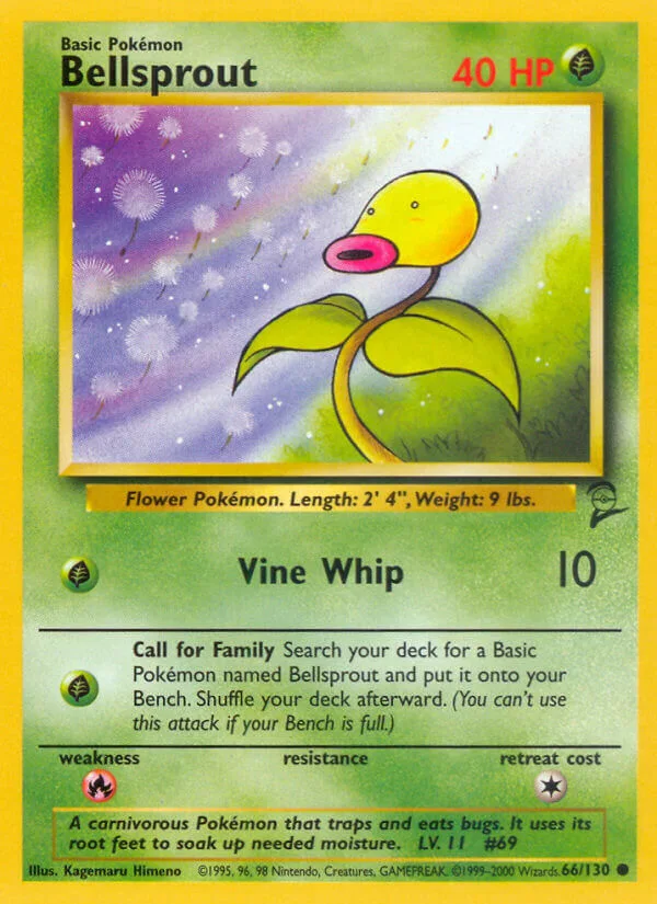 Bellsprout, Base Set 2 66/130