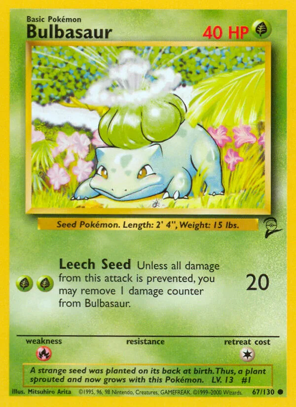 Bulbasaur, Base Set 2 67/130
