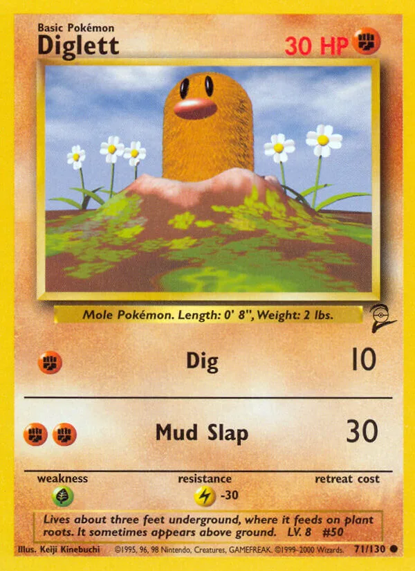 Diglett, Base Set 2 71/130
