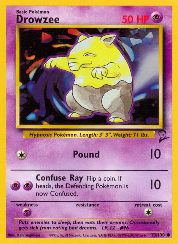 Drowzee, Base Set 2 73/130