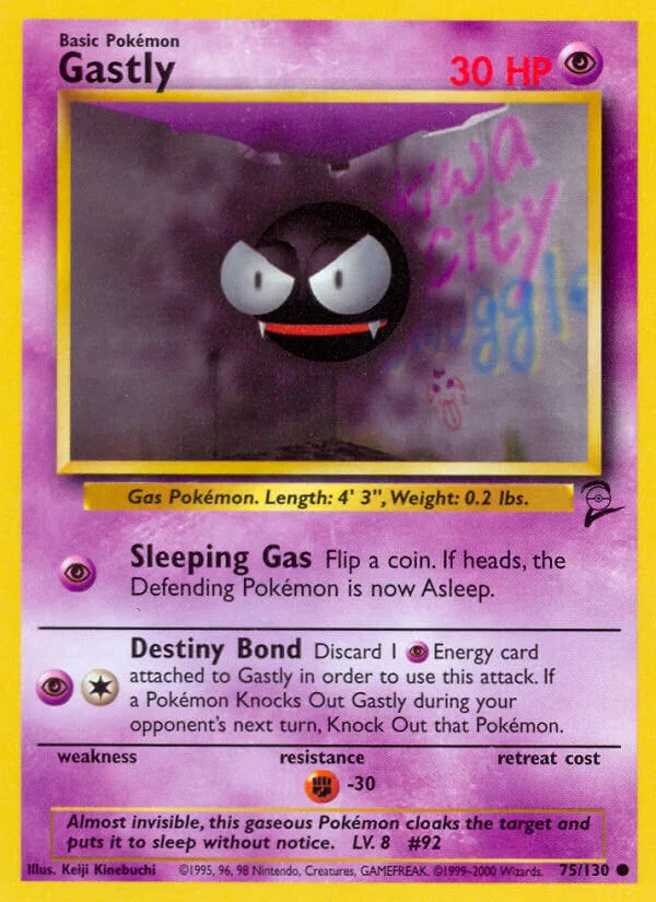 Gastly, Base Set 2 75/130