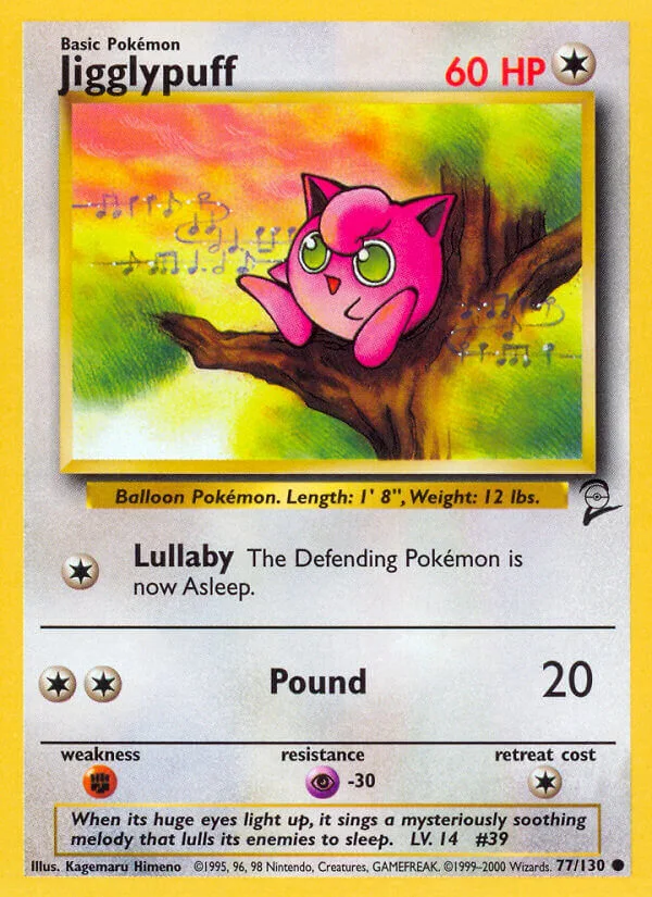 Jigglypuff, Base Set 2 77/130