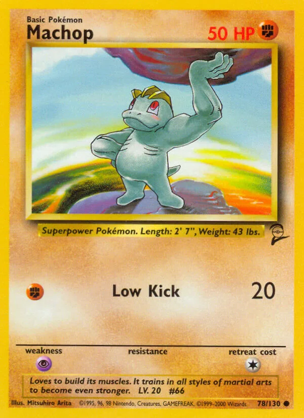 Machop, Base Set 2 78/130