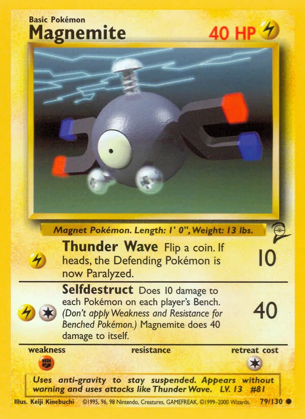 Magnemite, Base Set 2 79/130