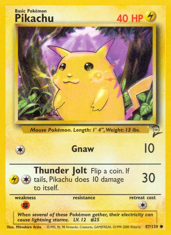 Pikachu, Base Set 2 87/130