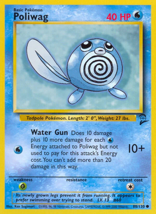 Poliwag, Base Set 2 88/130