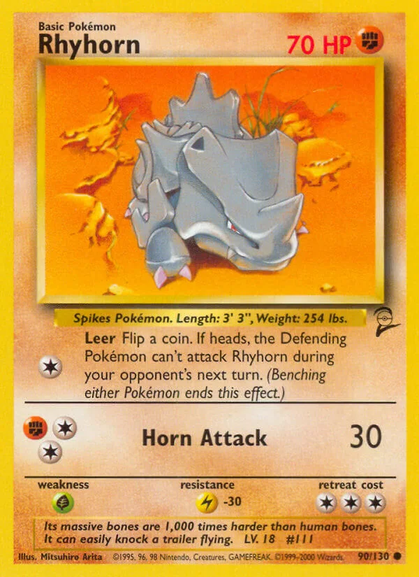 Rhyhorn, Base Set 2 90/130