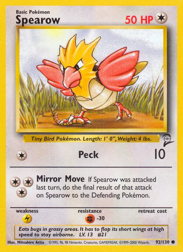 Spearow, Base Set 2 92/130