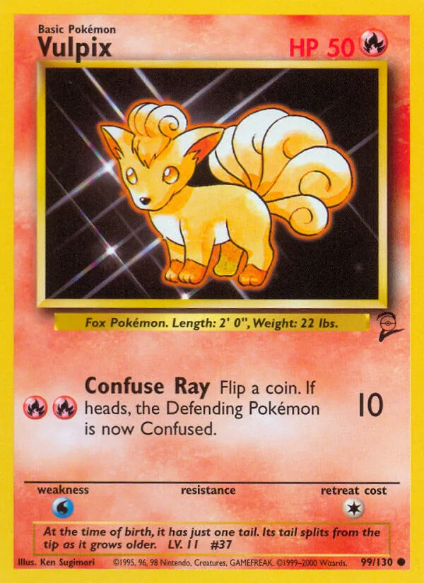 Vulpix, Base Set 2 99/130