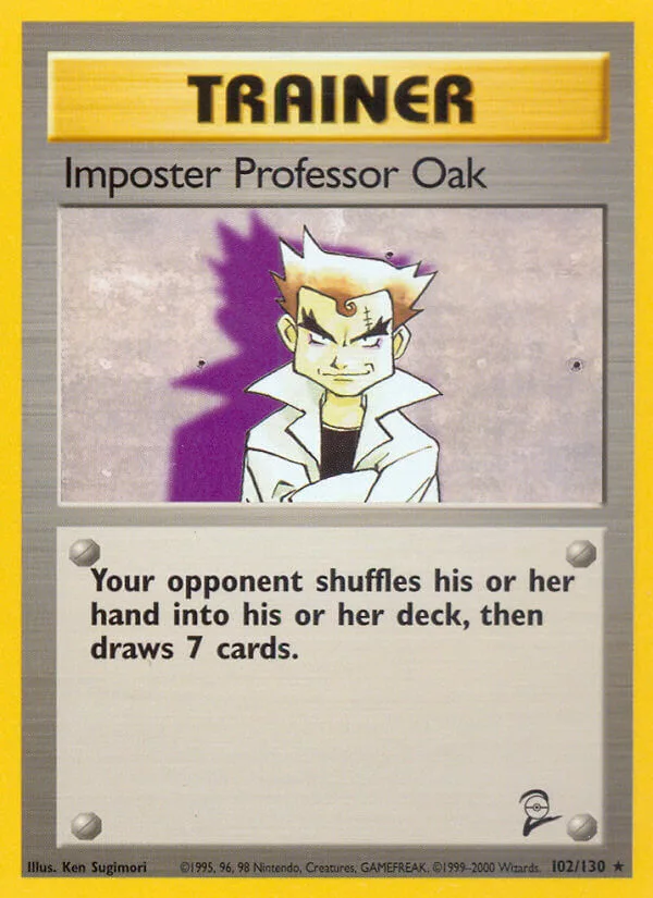 Imposter Professor Oak, Base Set 2 102/130