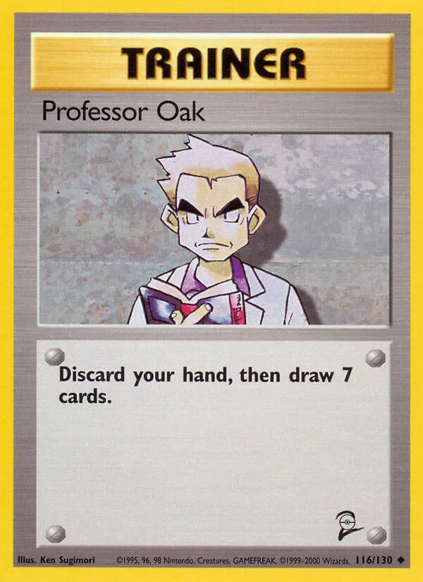 Professor Oak, Base Set 2 116/130