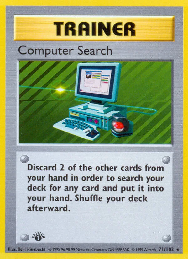 Computer Search, Base Set 71/102