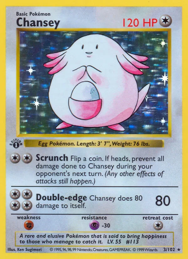 Chansey, Base Set 3/102