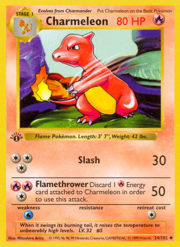 Charmeleon, Base Set 24/102