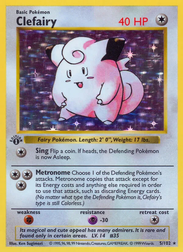 Clefairy, Base Set 5/102