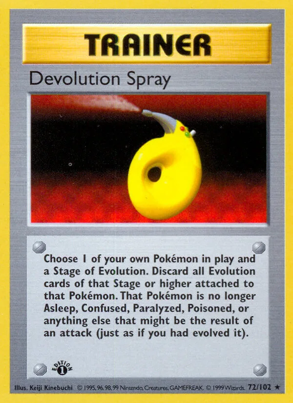 Devolution Spray, Base Set 72/102