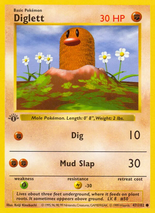 Diglett, Base Set 47/102