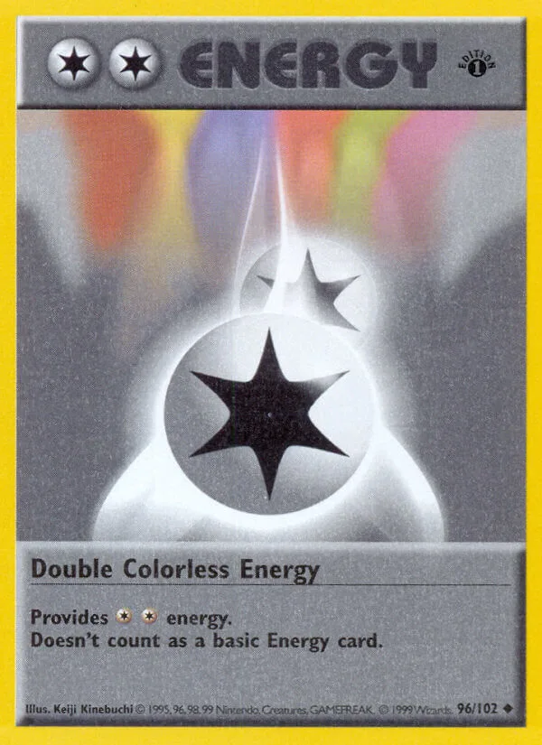 Double Colorless Energy, Base Set 96/102