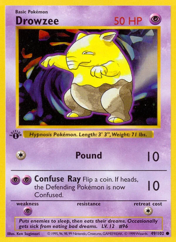 Drowzee, Base Set 49/102