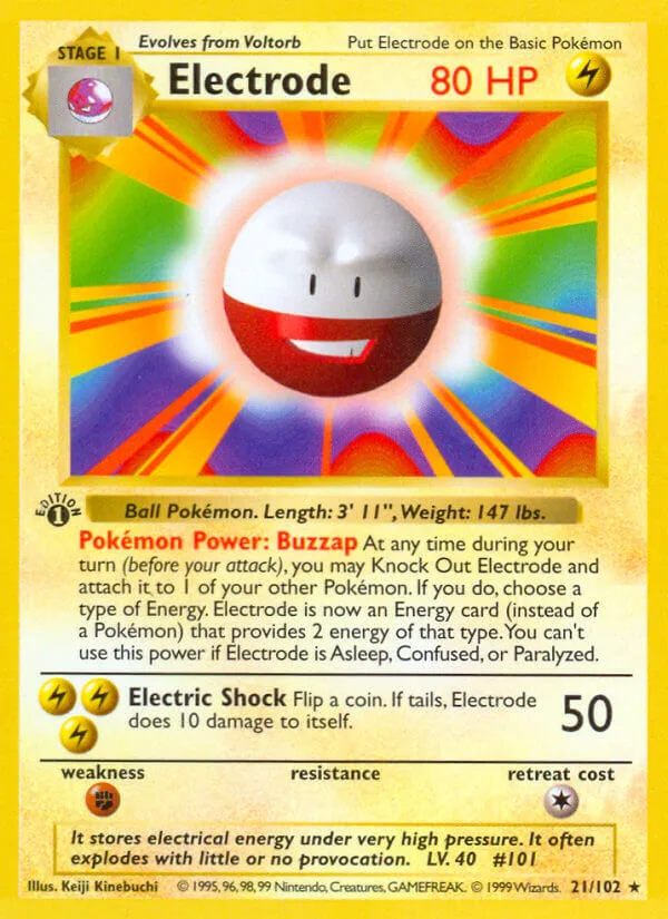 Electrode, Base Set 21/102