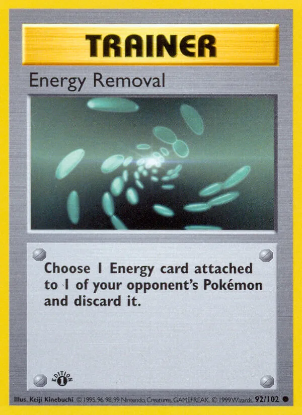 Energy Removal, Base Set 92/102