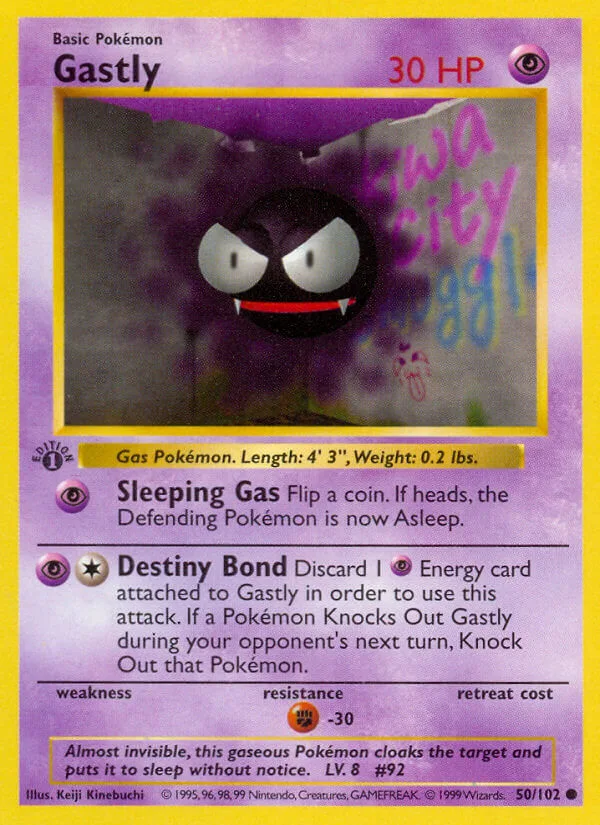 Gastly, Base Set 50/102