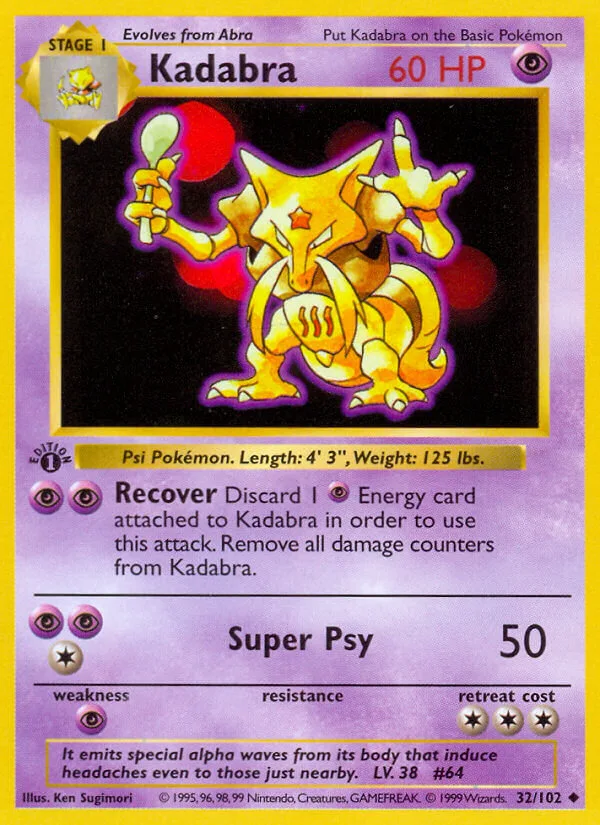 Kadabra, Base Set 32/102