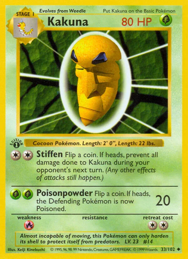 Kakuna, Base Set 33/102