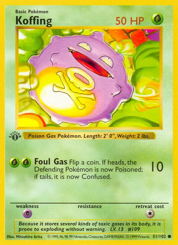 Koffing, Base Set 51/102